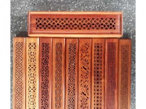 Hộp gỗ đơn xông trầm hương không tăm