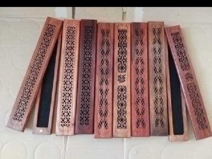 Hộp gỗ đơn xông trầm hương không tăm
