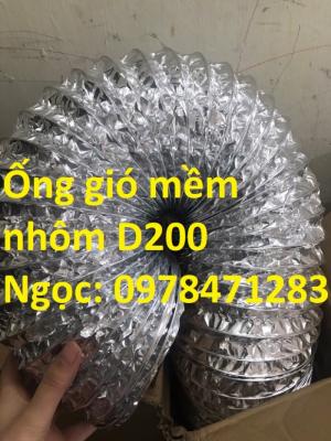 Nơi bán ống gió mềm nhôm không bảo ôn và có bảo ôn Hàn Quốc phi 75, phi 100, phi 150mm.