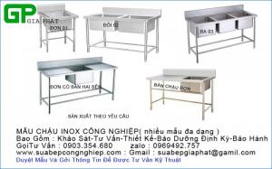 CHẬU RỬA CÔNG NGHIỆP,GIA CÔNG CHẬU RỬA CÔNG NGHIỆP