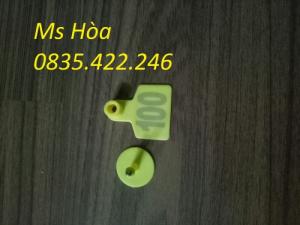 Thẻ đeo tai gia súc, thẻ đeo tai có số, không số