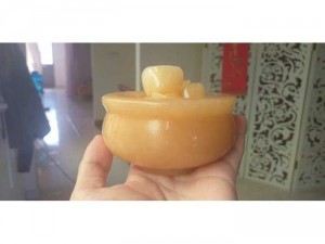 Bát tụ bảo đá hoàng long