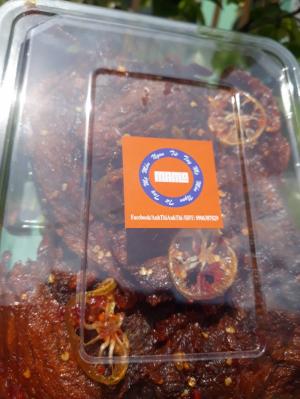 Hộp 500gr Khô Bò miếng sốt chanh tươi tặng kèm sốt bơ