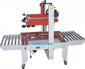Máy dán băng dính thùng carton 2 mặt bán tự động