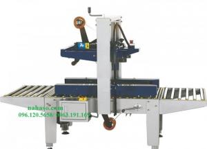 Máy dán băng dính thùng carton 2 mặt bán tự động