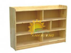 Kệ gỗ trẻ em cho trường lớp mầm non, gia đình, nhóm trẻ giá cực SỐC