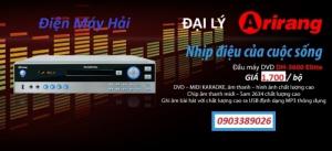 Đầu Arirang DH-3600 Elite karaoke 5 số Không kén đĩa
Đầu Arirang DH-3600 Elite trang bị mắt đọc hiện đại, tương thích với các loại đĩa như: MIDI DVD KARAOKE/ DVD/DVD-R/SVCD/VCD/CD-R/MP3.