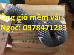 Ống gió mềm vải, ống gió vải, ống vải Tarpaulin D300 thông gió, hút khí.