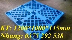 Pallet nhựa 1200*1200*150 mm hàng đã qua sử dụng