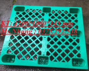 Pallet nhựa 1200*1200*150 mm hàng đã qua sử dụng