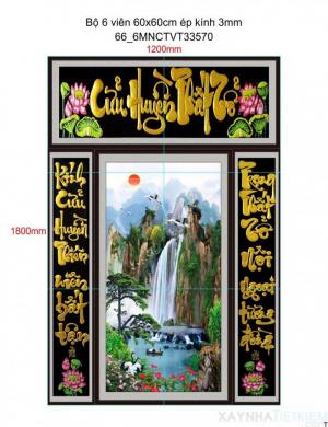 Tranh câu đối phòng thờ - 09KL