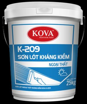 Sơn lót kháng kiềm kova K-209 ngoài trời thùng 25kg