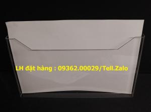 Xưởng sản xuất kệ đựng tờ rơi, kệ mica treo tường nhiều ngăn khổ a4, a5