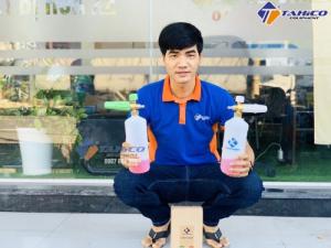 Bình tạo bọt tuyết gắn súng phun rửa xe cầm tay Kokoro tại PlêyKu