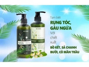 Bộ đôi dầu gội - dầu xả thảo dược Nasil