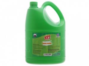 Nước rửa chén NET kháng khuẩn hương trà xanh can 3.88 lít