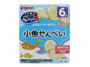 Bánh Ăn Dặm Pigeon Nhật Cho Bé Từ 6 Tháng Vị Cá Mòi - MSN181449CAMOI