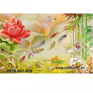 Tranh đẹp men sứ - tranh dán tường