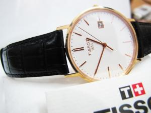 TISSOT Nam Vỏ Vàng nguyên khối 18K size 38mm fullbox , hộp số thẻ Bảo Hành