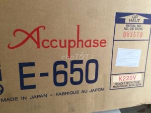 Chuyên bán Ampli accuphase E650 hàng đẹp Long lanh ,khong chỉnh sửa .