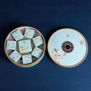 Hộp 6 bánh trung thu, hộp giấy đựng bánh trung thu in logoo