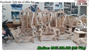 xưởng gia công bán khung sofa cổ điển giá rẻ