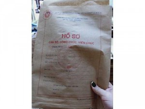Hồ sơ cán bộ công chức, viên chức mẫu mớ