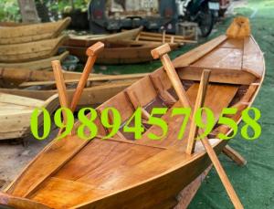 Xuồng gỗ, xuồng gỗ ba lá, xuồng gỗ chèo tay, xuồng gỗ trang trí