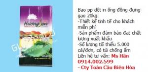 Bao đựng gạo 20kg thiết kế đẹp xuất khẩu