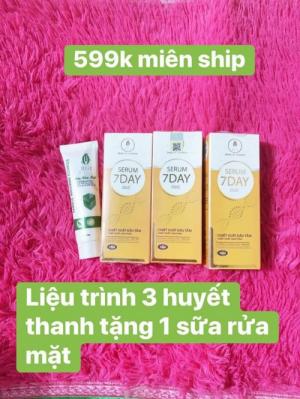 *Mua 3 tặng 1* COMBO 3 LỌ SERUM HUYẾT THANH TRUYỀN TRẮNG OLIC 7 DAY