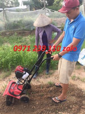 Máy xới đất, xạc cỏ Honda GX35 mini thích hợp xới đất trồng rau