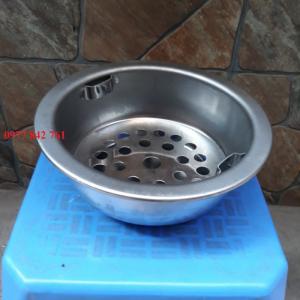 Bát đựng than chất liệu inox cho bếp nướng âm bàn