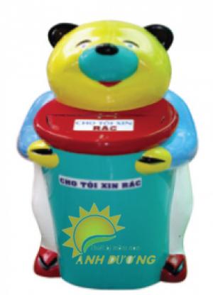 Chuyên bán thùng rác dễ thương cho khu vui chơi, công viên, trường học