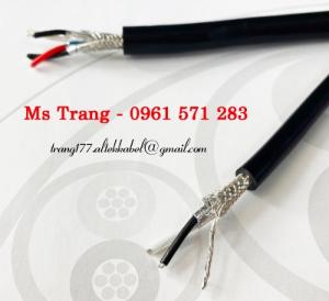 Cáp RS485 2pair18awg, 2pair22awg, 2pair2awg lõi vặn xoắn chống nhiễu 2 lớp