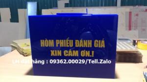 Cung cấp – sản xuất thùng bỏ phiếu mica tại hà Nội giá rẻ