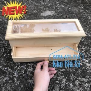 Cung cấp hộp đựng đũa muỗng nĩa bằng gỗ có ngăn kéo cho nhà hàng quán ăn