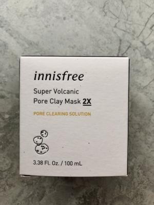 Mặt nạ tro núi lửa Innisfree Super Volcanic Pore Clay Mask 2X xách tay Hàn Qu