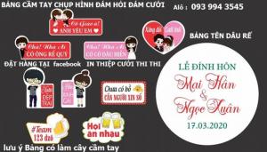BẢNG HASTAG CẦM TAY CHỤP HÌNH CHECK IN ĐÁM CƯỚI
có nhiều tên gọi khác như
Hagtag đám cưới
Hagtag cầm tay
Hagtag checkin
Bảng checkin
Checkin cưới
hastag cưới
hastag check in
BẢNG CẦM TAY CHỤP HÌNH ẢNH ĐÁM CƯỚI HỎI, SỰ KIỆN KHAI TRƯƠNG