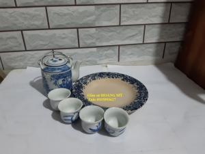 Bộ bình trà xanh nhỏ 8*12 cm