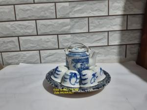Bộ bình trà xanh nhỏ 8*12 cm