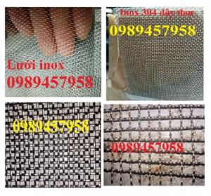 Gia công lưới inox đan, lưới inox hàn 304, 201 và 316 dây 1ly, 2ly, 3ly
