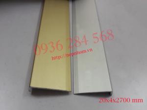 Nẹp nhôm kết thúc sàn nhựa