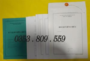 Viên chức hồ sơ theo thông tư 07/2019