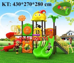 Chuyên cầu trượt liên hoàn ngoài trời cho trường mầm non, công viên, sân chơi