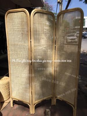 Vách bình phong bằng mây tre tự nhiên