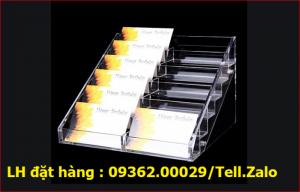 Kệ mica đựng name card, danh thiếp,card visit để bàn