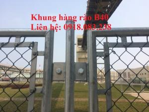 Lắp đặt khung hàng rào lưới thép B20, B30, B40,...