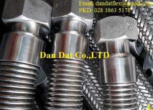Khớp nối mềm inox kết nối ren