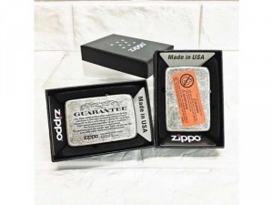 Bật lửa zippo bạc cổ nhiều hình