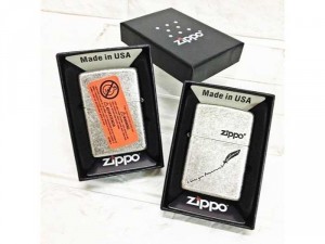 Bật lửa zippo bạc cổ nhiều hình